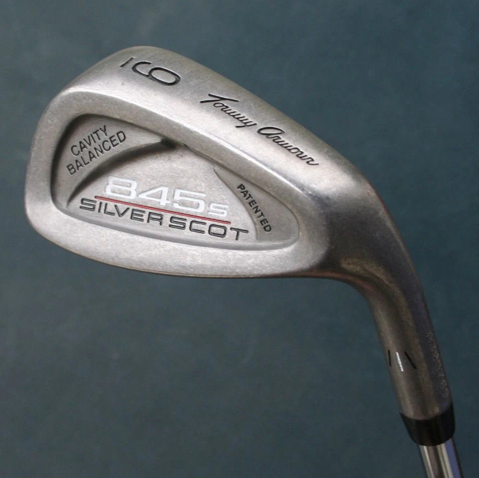 Tommy Armour Silver Scot 845s 9 Iron Tour Step Stiff Steel Shaft W/Ferrule - Image 1 of 1