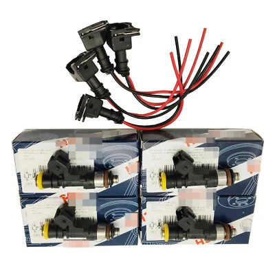 0280158829 4X Fuel Injectors For Bosch 210lb 2200cc CIVIC Acura TSX K24 2.4L K20 Foto 1 de 4