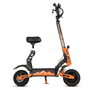 5600W 60V 27AH Foldable Electric Scooter Adult Dual Motor 11in Off-Road Tire 2js - Picture 1 of 23