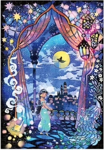 Jigsaw Puzzle Stained art Aladdin Jasmin 500 pieces Tenyo DSG-500-639 - Picture 1 of 4