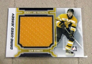 2013-14 ITG Heroes and Prospects Black Jersey #M18 Sam Bennett Relic - Kingston - Picture 1 of 2