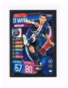 CARD TOPPS MATCH ATTAX 2019 2020 ANGEL DI MARIA PARIS SAINT-GERMAIN - Imagen 1 de 2