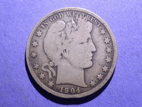 1904-O Barber Half   G/VG Cover