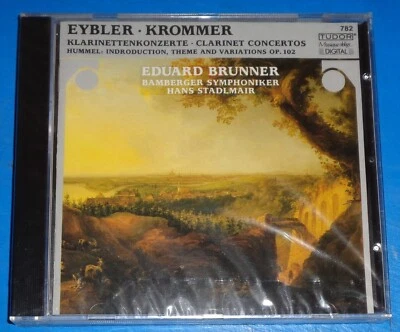 Eduard Brunner EYBLER/KROMMER Clarinet Concertos - Tudor CD SEALED Foto 1 de 2