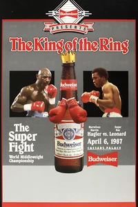 Vintage Boxing, Sugar Ray Leonard, Hagler, Vegas Fights, 16x24, 24x36 Poster - Picture 1 of 1