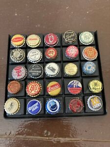 [25] VINTAGE BEER BOTTLE CAPS    -[COMBINED SHIPPING]-