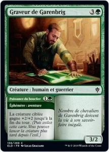 MTG Magic ELD (4x) - Graveur de Garenbrig/Garenbrig Carver, French/VF - Picture 1 of 1