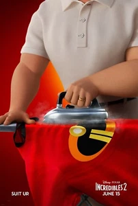 Disney's Pixar THE INCREDIBLES 2 2018 Advance B DS 2 Sided 27x40" Movie Poster - Picture 1 of 1