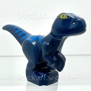 Authentic LEGO - Mini Small Blue Raptor Dinosaur Rex Lizard - Animal Pet Part - Picture 1 of 2