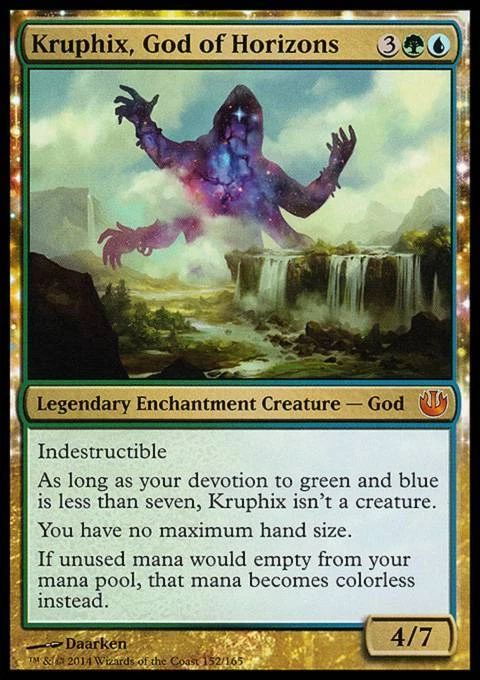 MTG Magic the Gathering Kruphix, God of Horizons (152/171) Journey into Nyx LP - Image 1 of 1