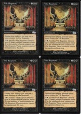 MTG: VILE REQUIEM Urza's Saga UNCOMMON; played, Excellent condition x4