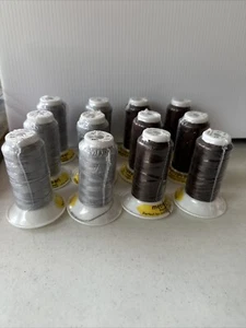 New 12 Sealed Spools METTLER METROPEARL 10/3 Rayon EMBROIDERY THREAD - Picture 1 of 7