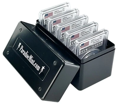 2000 S Clad Quarter 5 Coin Set PCGS PR69 DCAM - Made In USA Holder w/Case - Image 1 of 3