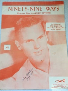 Ninety-Nine Ways Noten gesungen von Tab Hunter - Bild 1 von 2