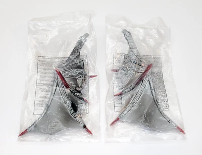 Mega Bloks Dragons - Sorcerers Lair #9886 - Silver Dragon Replacement Wings Only - Image 1 of 2