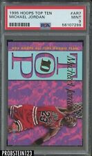 1995 Hoops Top Ten #AR7 Michael Jordan Chicago Bulls HOF PSA 9 MINT