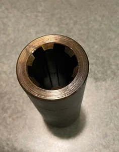 1-3/8" 6 Tooth Spline Shaft Coupler Hydraulic Pump Motor Tractor PTO Coupling - Picture 1 of 4