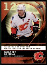 2008-09 McDonald's Upper Deck Superstar Spotlight Jarome Iginla Calgary Flames