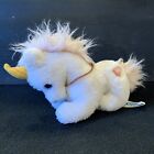 Dakin White Unicorn 7" Plush Stuffed Animal Toy Vintage 1982