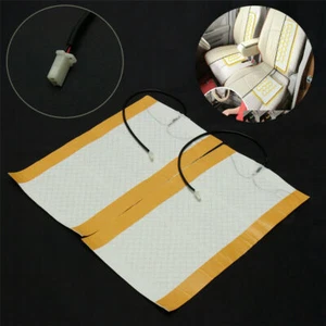 2PCS Seats Carbon Fiber Heated 12V Seat Heater Kit Car Cushion Switch Warmer Pad - Bild 1 von 7