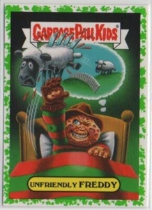 Garbage Pail Kids Revenge Of Oh The Horror-ible Unfriendly Freddy '80s 5b Green - Picture 1 of 2