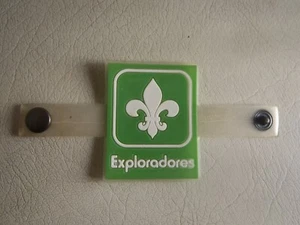 Rubber Scarf Ring To the Scouts Uniform Portugal Logo Fleur de lis - Picture 1 of 3
