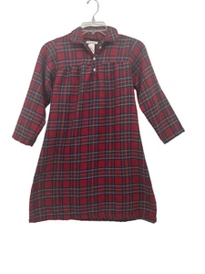 Camisón Pottery Barn Kids tartán franela a cuadros - Imagen 1 de 3