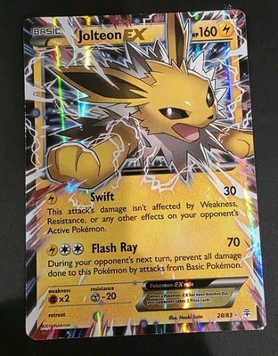 Jolteon EX 28/83 Generations Holo - Image 1 of 4