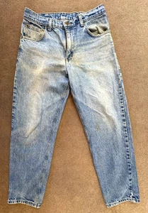 Vintage Carhartt Jeans Herren 34x30 Light Wash Denim Distressed Faded Made in USA - Bild 1 von 14