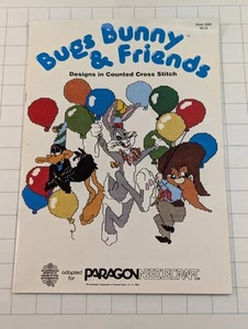 Looney Tunes Bugs Bunny & Friends Counted Cross Stitch Book Yosemite Sam Porky - Picture 1 of 3