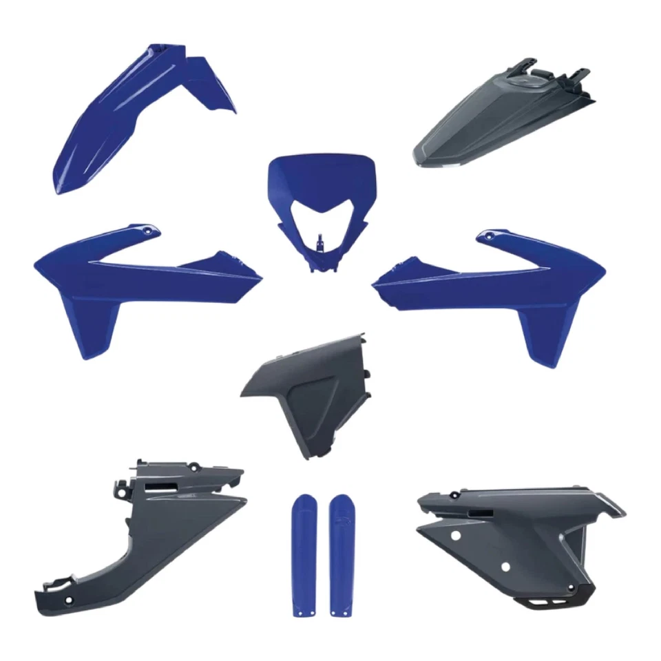 Polisport MX Plastic Kit for Sherco SEF/SE (2025) Dirt Bike, OEM, Blue/Gray - Image 1 of 4