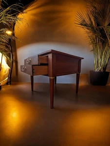 Authentically Restored MCM Two Drawer Accent/Coffee Table - Picture 1 of 6