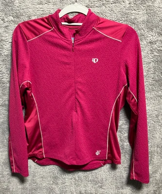 Camiseta de ciclismo Pearl Izumi manga larga para mujer grande rosa texturizada usada en excelente estado Foto 1 de 3