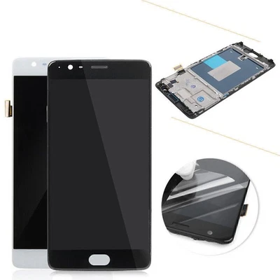 For OnePlus Three 3 A3000 A3003 LCD Frame Touch Screen Digitizer Replacement - Image 1 of 4