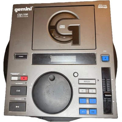 Gemini CDJ-1100 Reproductor de CD Profesional Equipo de DJ Salida Digital con Acorde de Alimentación Foto 1 de 4