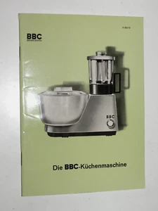 Vintage BBC Food Processor - Instructions + Recipe Appendix - Brochure (1965) - Picture 1 of 1