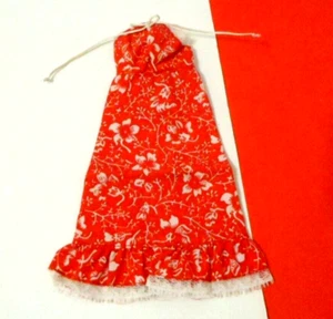 MATTEL VTG BARBIE #9619 1977 BEST BUY FASHION CLOTHES RED SUNDRESS - Picture 1 of 3