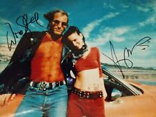 Woody Harrelson & Juliette Lewis Signed NATURAL BORN KILLERS RP 8X10 Photo