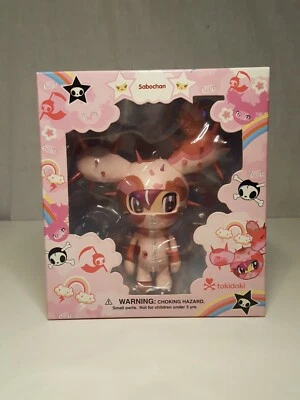 TokiDoki Sabochan pink cactus vinyl toy figure collectible - Image 1 of 4