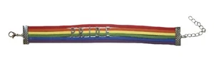 Gay Pride Rainbow Pride Charm Bracelet Gay Lesbian LGBT Pride Gay Accessories - - Picture 1 of 2