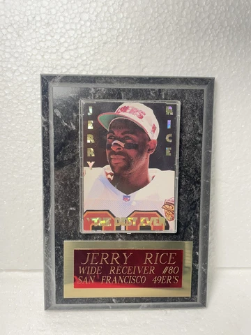 Jerry Rice #80 San Francisco 49ers Photo Plaque NFL Wall Hanging Cover