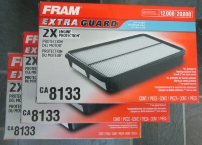 LOT OF 3 $20.00 Fram CA8133 Engine Air Filters 1998-2002 Honda Accord 2.3L-L4 - Изображение 1 из 3