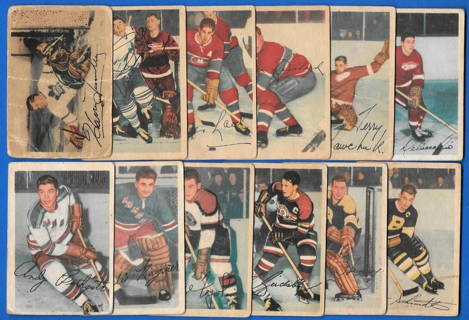 1953-54 PARKHURST 53-54 PARKIES NHL HOCKEY CARD 1-100 SEE LIST - Image 1 of 1