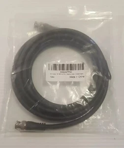 Black RG6 HD-SDI Video Cable With Two Male BNC Connections 75 Ohm 》 10' - Picture 1 of 4