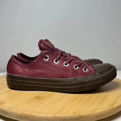 Zapatillas deportivas Converse Chuck Taylor para mujer talla 5,5 All Star marrón granate Foto 1 de 4