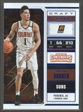 Devin Booker 2018-19 Panini Contenders Draft Picks Variations Blue Foil #13 Suns