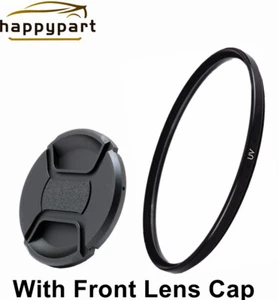 67mm HD UV Filter With 67mm Front Lens Cap Cover for All Camera Lens Protection - Picture 1 of 10