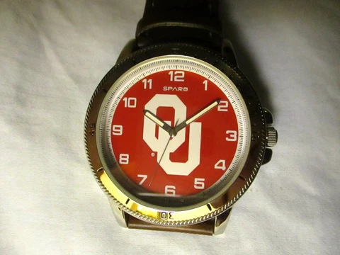 NCAA OKLAHOMA SOONERS Wrist Watch - NEW Cover