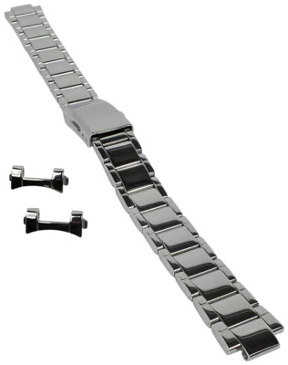 Casio Bracciale Cinturino Orologio Acciaio Inox Color Argento per Collezione - Immagine 1 di 2