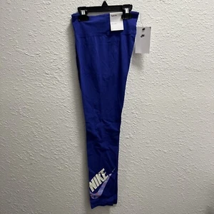 Nike Girls Sportswear High-Waisted Leggings in Lapis/Cashmere. Size XL- NWT - Picture 1 of 5